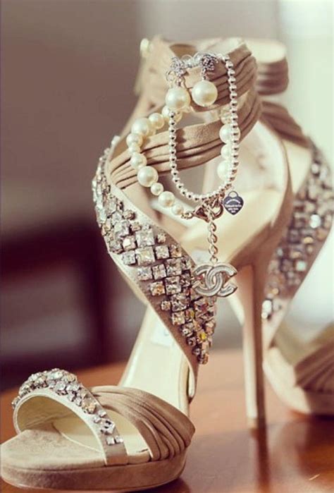 chanel wedding heels